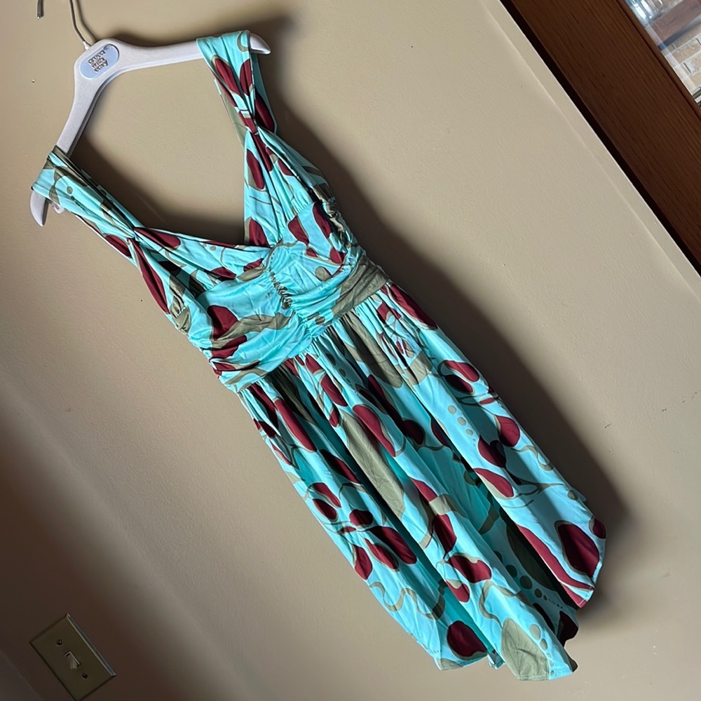 MARA HOFFMAN 100% silk jersey vacay dress SzM or coverup